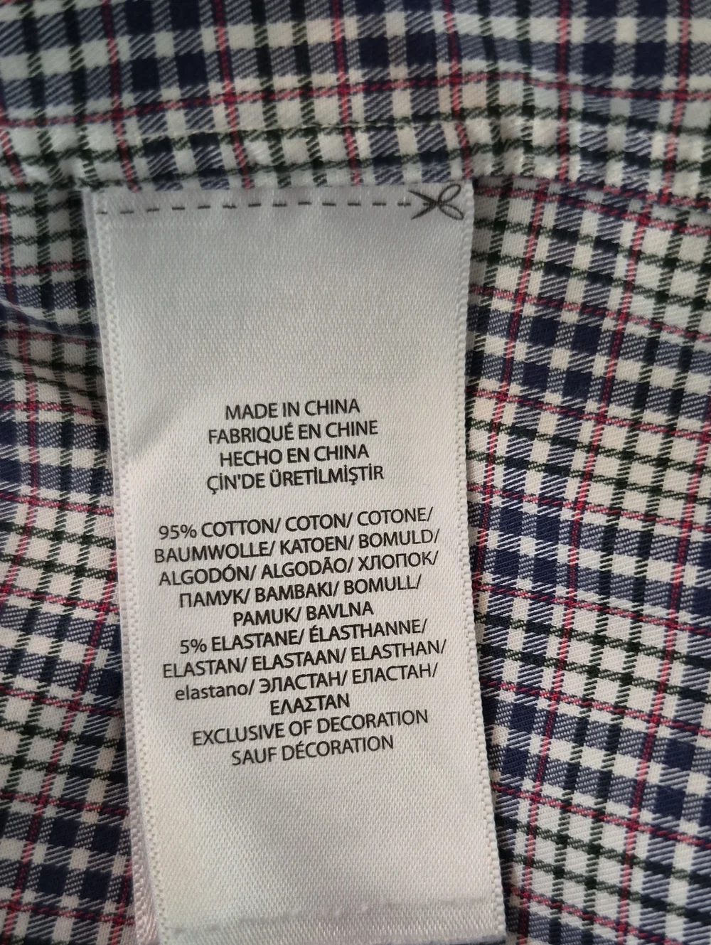 Polo Ralph Lauren Performance Plaid Button Front Shirt Size M